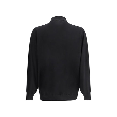 Black Cashmere Sweatshirt