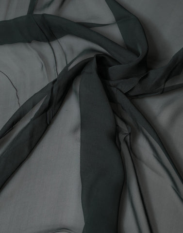 Dark Green Stole Silk Neck Wrap Shawl  Scarf