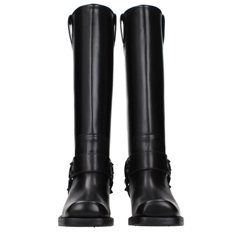 Black Leather Boots