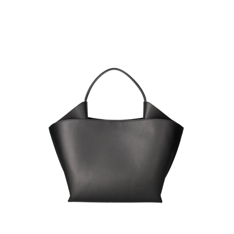 Black Viola Castellani VC220722623FBG-Nero handbag by Jag Couture London New York, showing front view with textured leather finish.