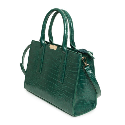 Egon Von Furstenberg X073 handbag by Jag Couture London-New York, stylish leather design with gold-tone hardware and structured shape.