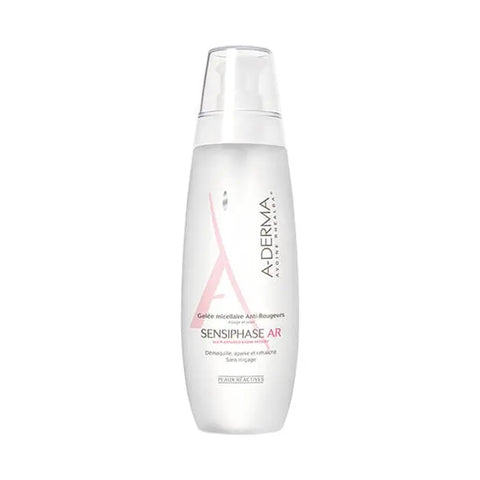 A-Derma Sensiphase Anti-Redness Cleanser 200ml bottle with label, designed for sensitive skin, by Jag Couture London New York.