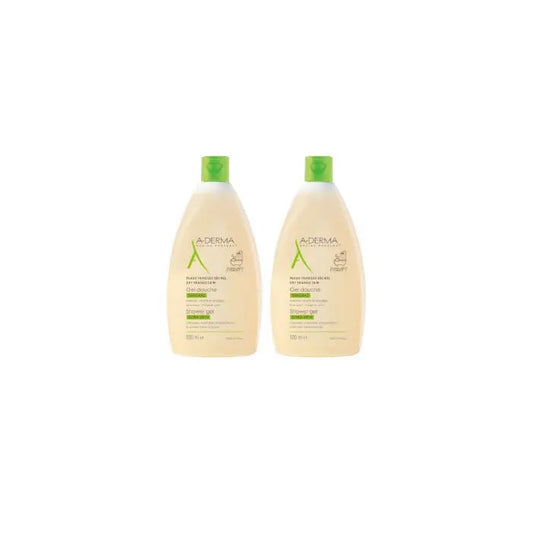 A-Derma Shower Gel Dry And Sensitive Skin 2x500ml Jag Couture London - New York