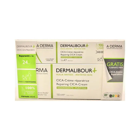 A-derma Dermalibour+ Cica Repair Cream 100ml Set 2 Pieces Jag Couture London - New York