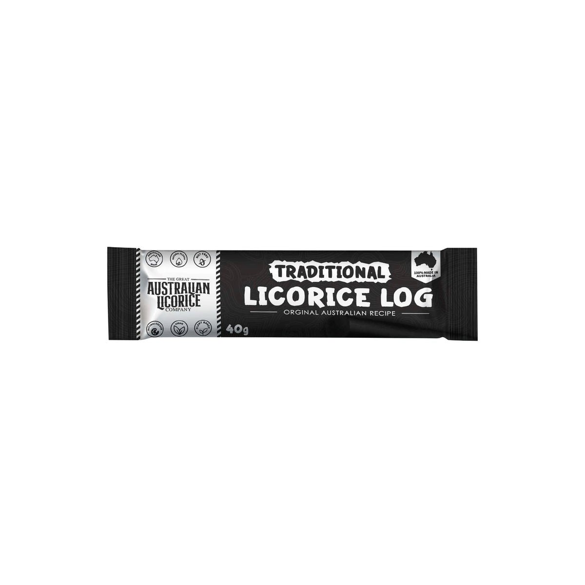 Traditional licorice log