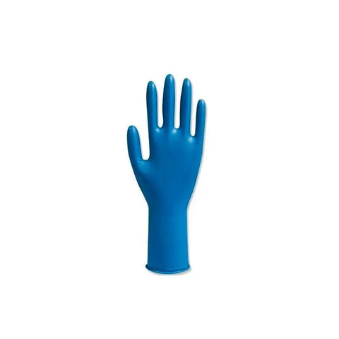 Box of 100 small nitrile powder-free gloves from Jag Couture London - New York, suitable for medical or industrial use.