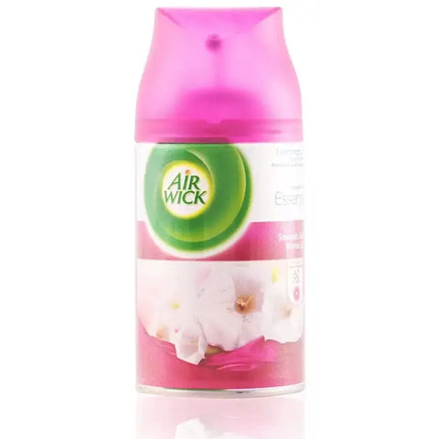 Air-Wick Freshmatic Lirio Luna air freshener 250ml bottle with floral design from Jag Couture London New York