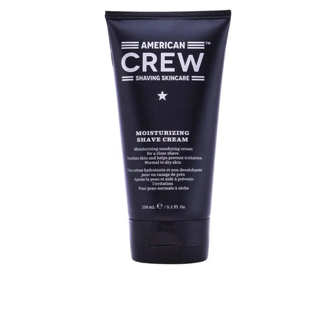 American Crew Moisturizing Shave Cream in 150ml jar, smooth texture and label visible, designed for men's grooming by Jag Couture London New York.