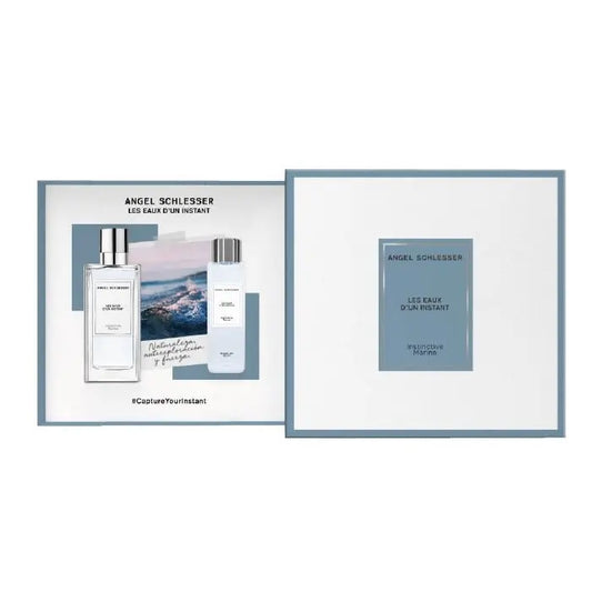Angel Schlesser Instinctive Marine Eau De Toilette Spray 100ml Set 2 Pieces Jag Couture London - New York