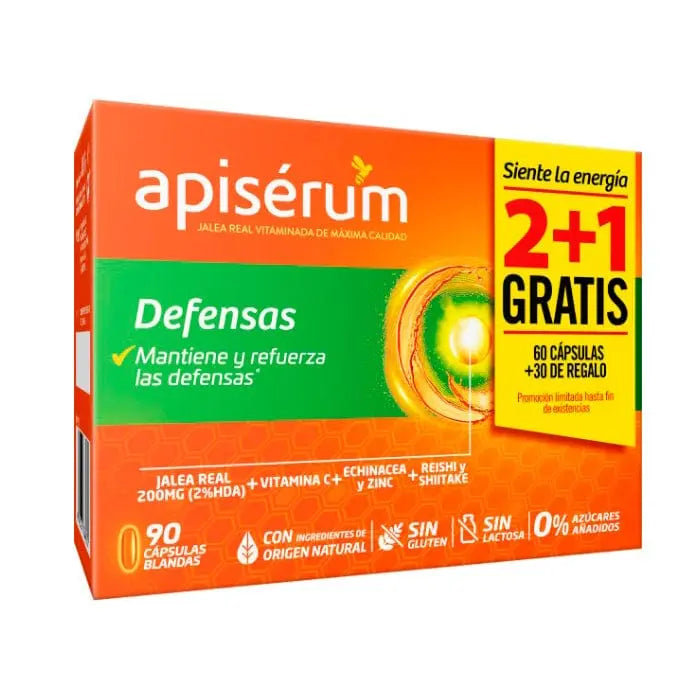 Jag Couture London - New York Apisérum Defenses Pack 3 months 90 capsules