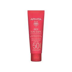 Jag Couture London - New York Apivita Bee Sun Anti-Spot &amp; Anti-Age Defense Tinted Face Cream SPF50 50ml