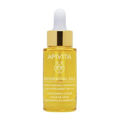 Apivita Beessential Oils Day Oil Skin Supplement Strengthens &amp; Moisturizes 15ml Jag Couture London - New York
