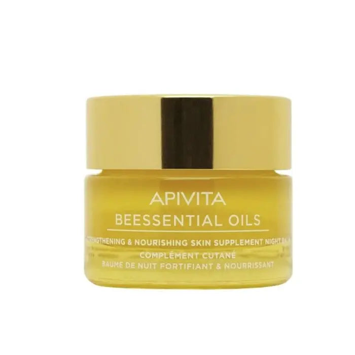 Jag Couture London - New York Apivita Beessential Strengthening &amp; Nourishing Skin Supplement Night Balm  15ml