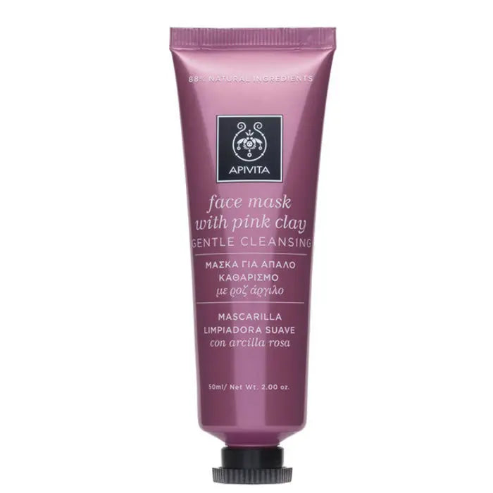 Apivita Gentle Cleansing Face Mask With Pink Clay 50ml Jag Couture London - New York