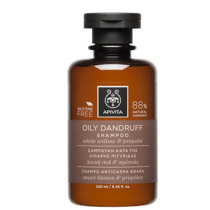 Apivita Oily Dandruff Shampoo With White Willow And Propolis 250ml Jag Couture London - New York