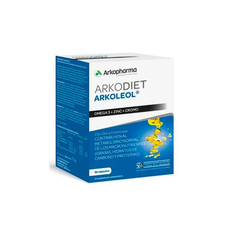 Arkopharma Arkoleol Metabolise Fats 90 capsules bottle with label, displayed on a plain background.