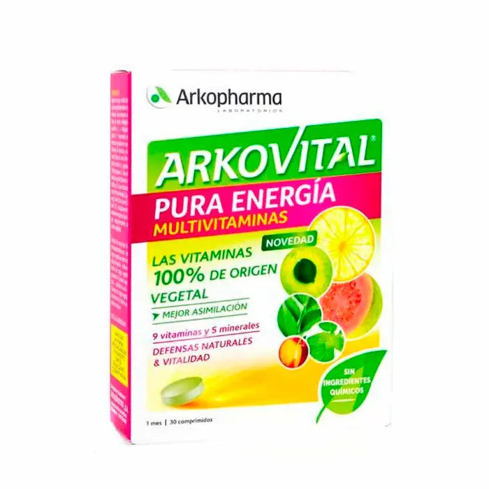 Arkopharma Arkovital Pure Multivitamins 30 Tablets Jag Couture London - New York