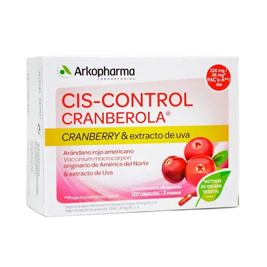 Arkopharma Ciscontrol Cranberola 120 Capsule Jag Couture London - New York