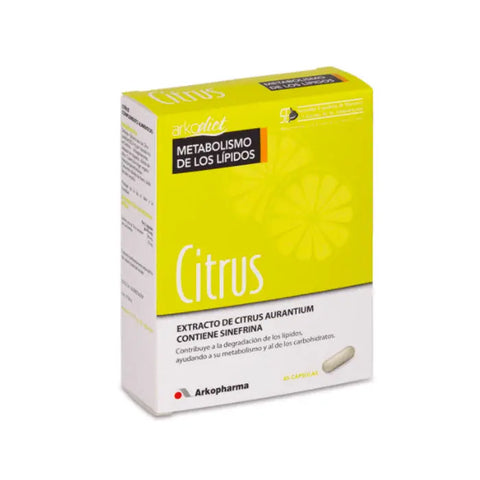 Arkopharma Citrus 45 capsules in a bottle, natural supplement from Jag Couture London - New York.