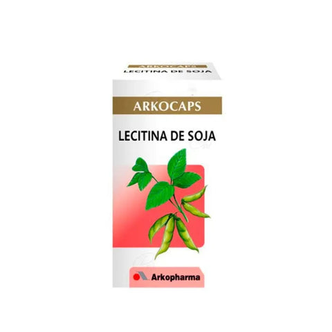 Arkopharma Lecitina Soya 100 caps, dietary supplement capsules with soy lecithin, from Jag Couture London New York.
