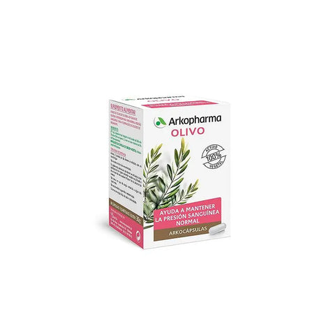 Arkopharma Olive Tree capsules by Jag Couture London, New York, showing a bottle of 84 dietary supplement capsules.
