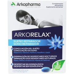 Jag Couture London - New York Arkorelax Sleep Plants + Melatonin 30 Tablets
