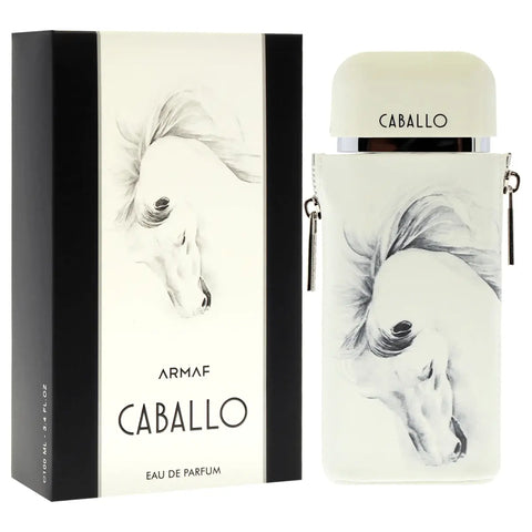 Armaf Caballo Men Edp 100ml fragrance bottle with sleek design, displayed on a neutral background.