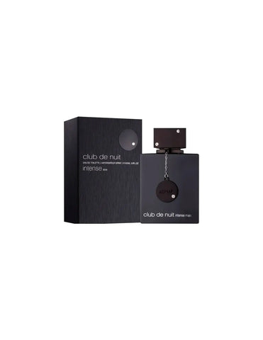 Armaf Club De Nuit Intense Man Eau De Toilette spray in 105ml bottle, shown with packaging, by Jag Couture London New York.