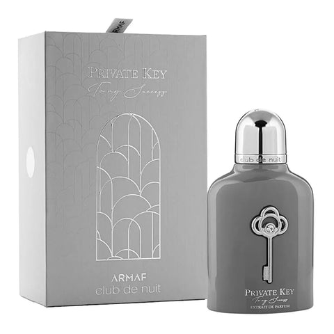 Armaf Club De Nuit Private Key Extracto De Perfume for Men, 100ml, by Jag Couture London New York, showcasing the perfume bottle.