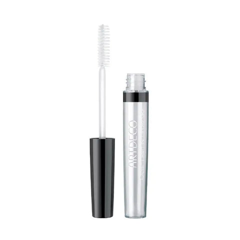 Artdeco clear lash and brow gel in a 10ml tube, shown with the product label and applicator wand.