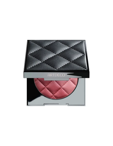 Artdeco Couture O24 blush compact with soft pink powder, featuring a sleek packaging design from Jag Couture London New York.