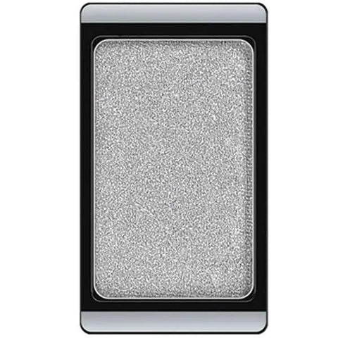 Artdeco Pearl Eyeshadow in shade 02 Pearly Anthracite with shimmering finish, displayed in a sleek compact.