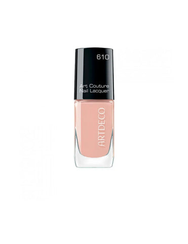 Artdeco Art Couture Nail Lacquer by Jag Couture London-New York, close-up of vibrant nail polish bottle with glossy finish.