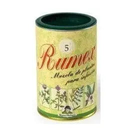 Artesania Rumex 5 Depurativo herbal supplement in a 80g package by Jag Couture London New York.