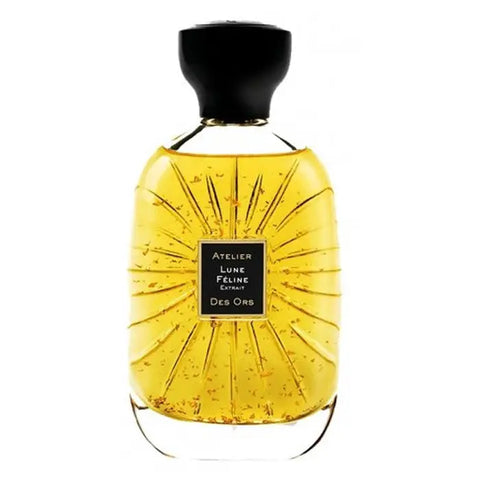 Atelier Des Ors Lune Féline Extrait De Parfum spray 100ml, featuring elegant glass bottle with a sleek design and soft lighting.
