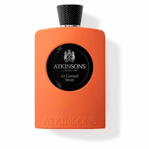 Atkinsons 44 Gerrard Street Eau De Cologne spray in a 100ml bottle, with elegant packaging and classic design.