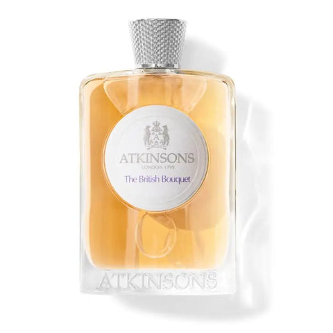 Atkinsons The British Bouquet Eau De Toilette spray 100ml with floral packaging, by Jag Couture London New York.