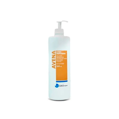 Avena Unipharma atopic skin moisturizing lotion 500ml bottle with label, created by Jag Couture London New York.