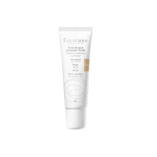 Avene Couvrance Fluid Foundation Correctors 2.5 Beige 30ml Jag Couture London - New York