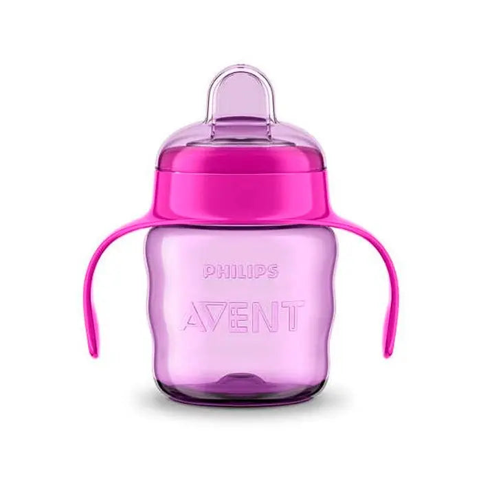 Avent Pink Cup 200ml Soft Mouthpiece +6 Months 1U Jag Couture London - New York