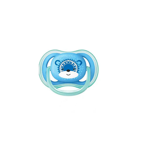 Avent Ultra Air Deco Pacifier for 6-18 months, featuring a colorful, decorative design, manufactured by Jag Couture London New York.