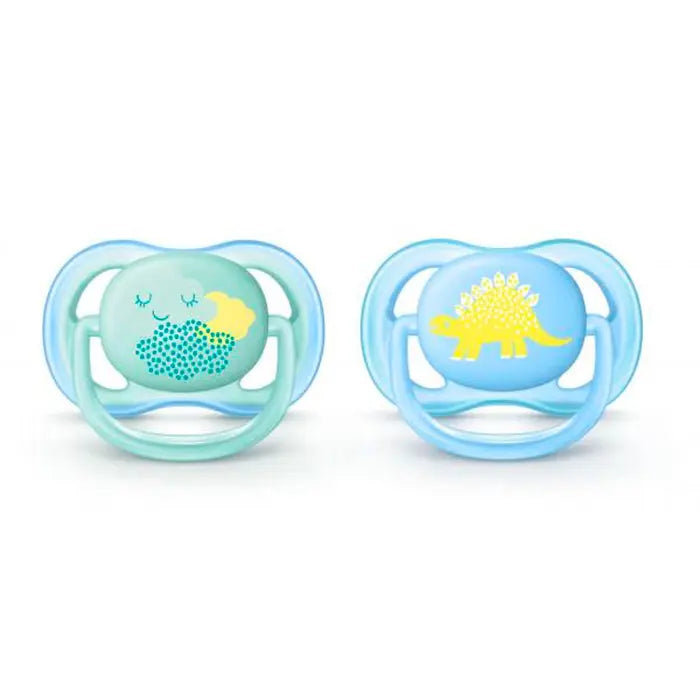 Avent Ultraair Infant Silicone Pacifier 0-6M 2U Jag Couture London - New York