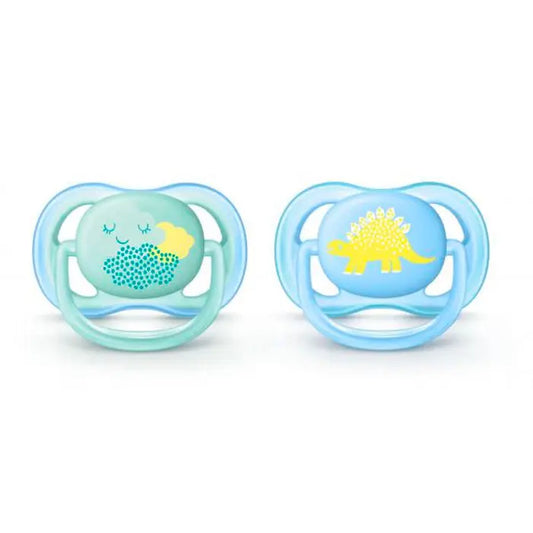 Avent Ultraair Infant Silicone Pacifier 0-6M 2U Jag Couture London - New York