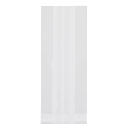 Nature flex compostable crimp bottom bags with side vent - 76mm x 114mm x 180mm