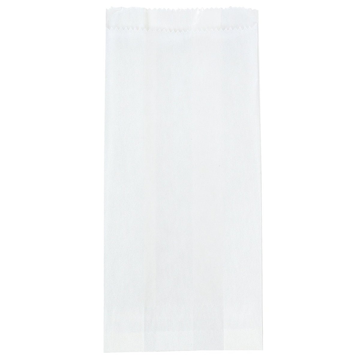 Large white glassine bag - 100 x 50 x 225mm