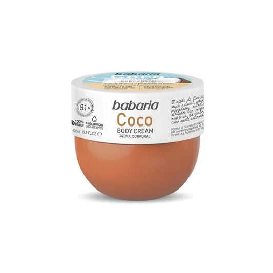 Babaria Coconut Body Cream 400ml Jag Couture London - New York
