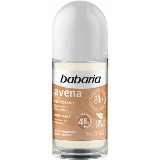 Babaria Deodorant Avena Roll On 50ml Jag Couture London - New York