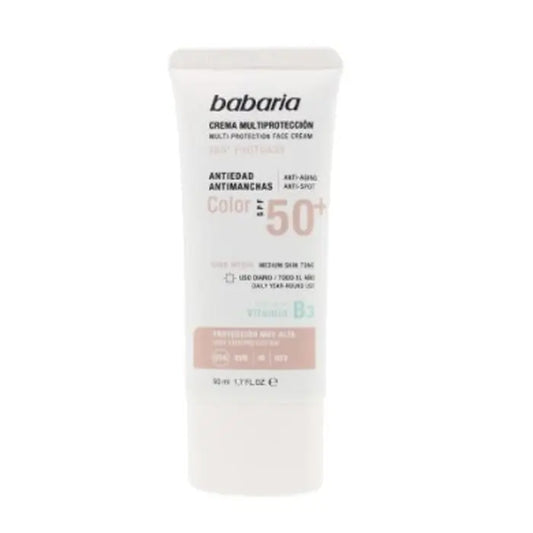 Babaria Solar Multiprotection Anti-SPot Cream Color Spf50 50ml Jag Couture London - New York