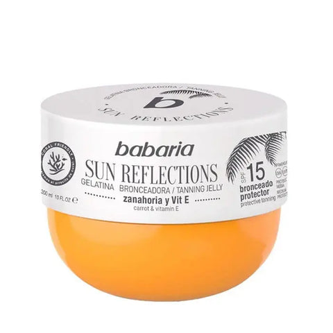 Babaria Sun Reflections Tanning Jelly with SPF 15 in 300ml, protective tanning jelly from Jag Couture London New York.
