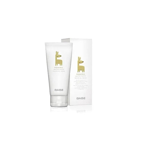 Babe Babé Pediatric Water Paste pH 6.5 in 100ml tube, manufactured by Jag Couture London New York, shown in the image.